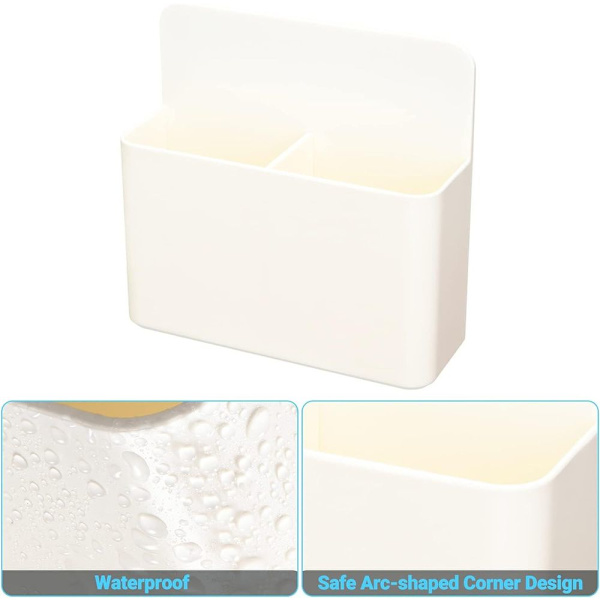 Magnetisk markørholder for whiteboards / kjøleskap / 1 stk hvit