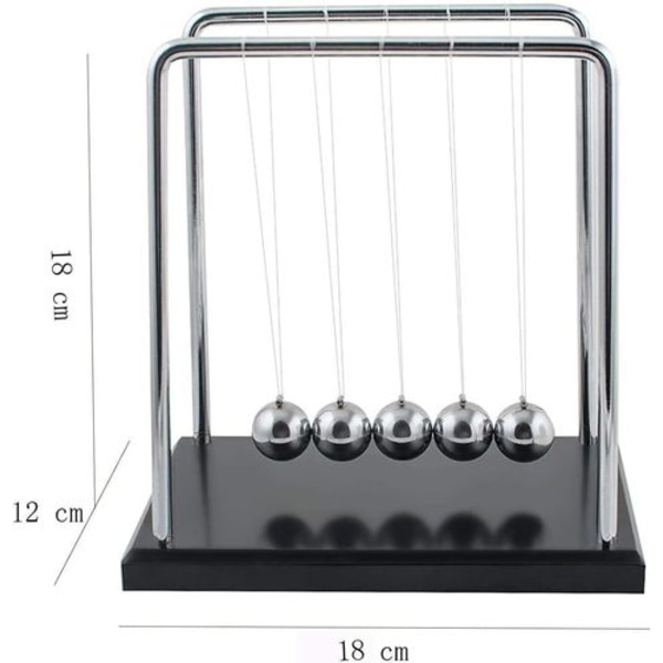 Newtons store pendul sving videnskabsspil til børn 18*12*18cm