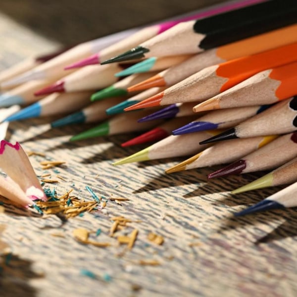 72 fargeblyanter fargeblyantsett for barn fargebok for voksne som tegner kunst i