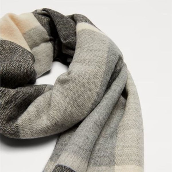 Tørklæde med blødt polyestertartan, vintertørklædet til mænd og kvinder