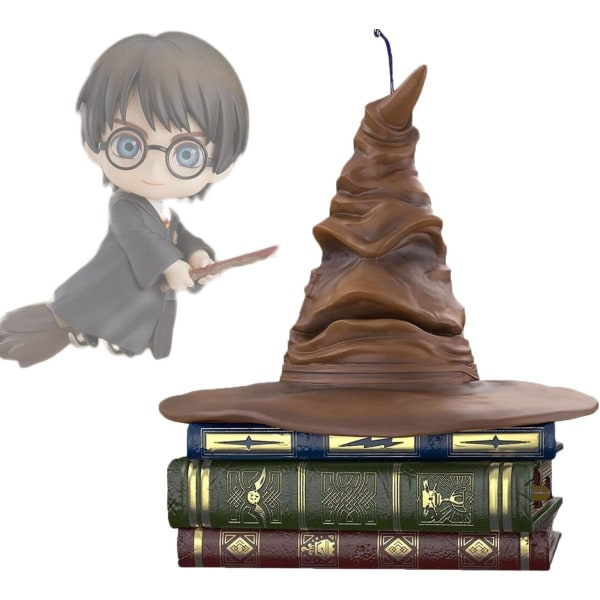 1 stk Harry Potter Sortering Hat Ornament med lyd og bevægelse,