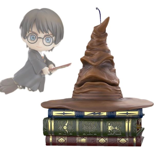 1 stk. Harry Potter Sorteringshat Ornament med Lyd og Bevægelse,