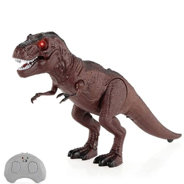 RC fjärrstyrd T-Rex Dino Dinosaurie Tyrannosaurus för barn med ljud och gång