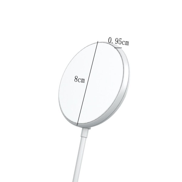 15W snabb magnetisk trådlös laddare kompatibel med PD/QC