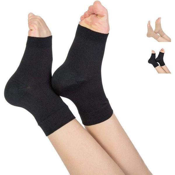 Plantar Fasciitis strumpor för dam och herr, Arch Socks & Black