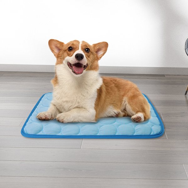 1 stk. 50*40cm kæledyrsmåtte sommer hund is silkepude kæledyr ispude kølepude