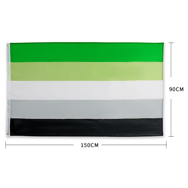 90*150cm ei romanttinen lippu - ei haalistu - kangasotsikko ja kaksinkertainen