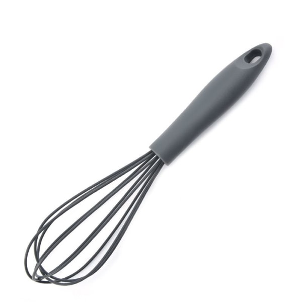 2 stk. Egger-skål og Egg Raider-kolbe - Velegnet til non-stick-komfurer, grå silikone