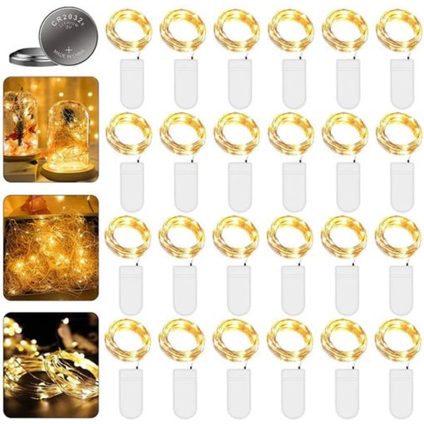 Led-lysslynger - LED-batteridrevet 10 LED-er