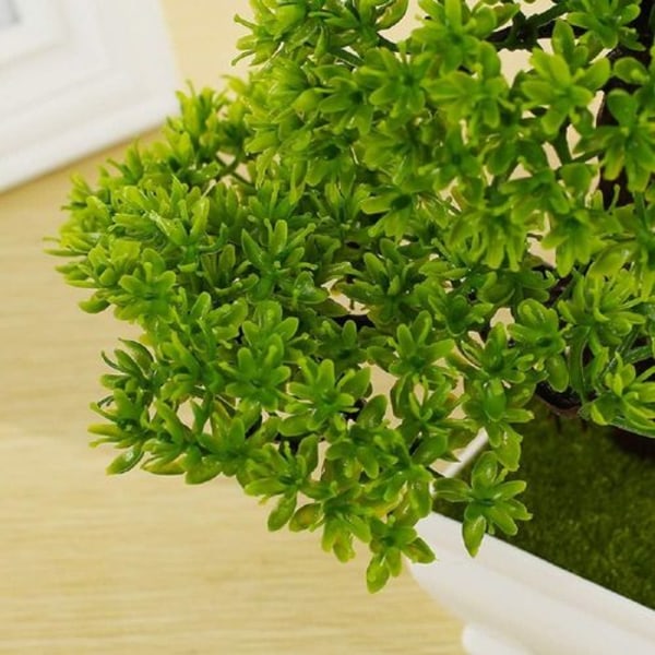 Bonsai konstgjord tallväxt för kontor/fönsterbräda/gård