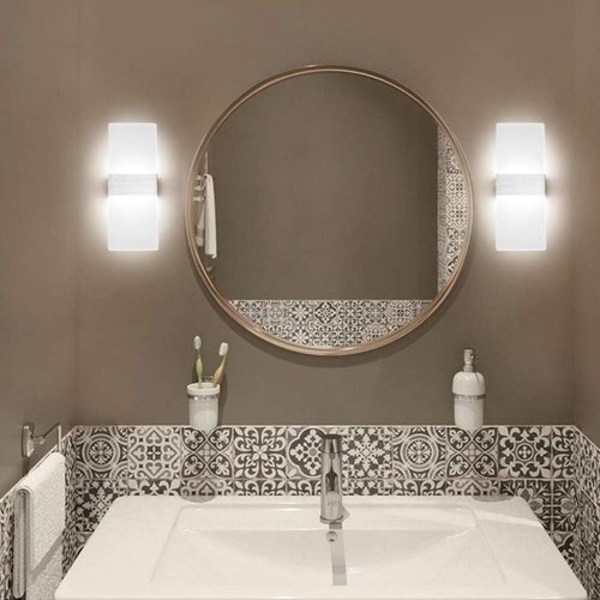 4-pack LED-vägglampor för inomhusbruk, kreativ design