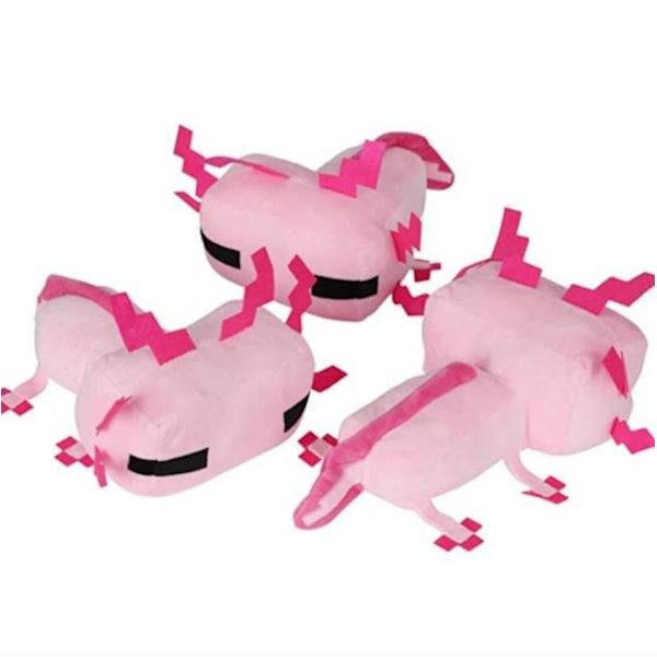 Minecraft Plys Legetøj Salamander Blød Plysdyr Dukke - Pink Salamander 30cm