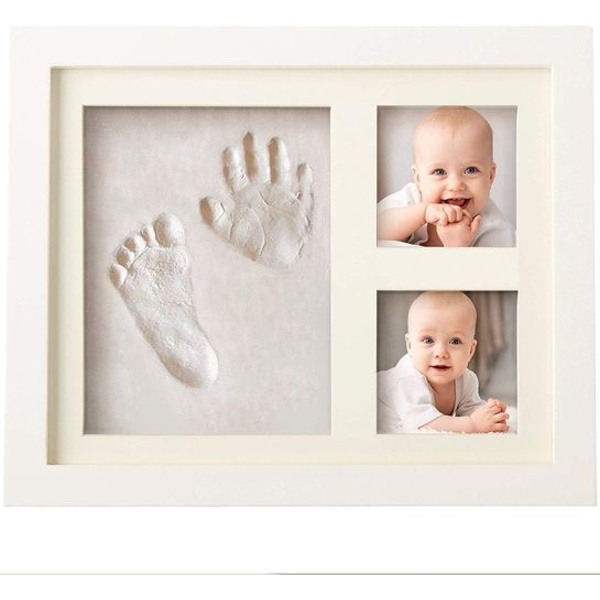 Baby Handprint Footprint Clay Footprint Set för nyfödda och