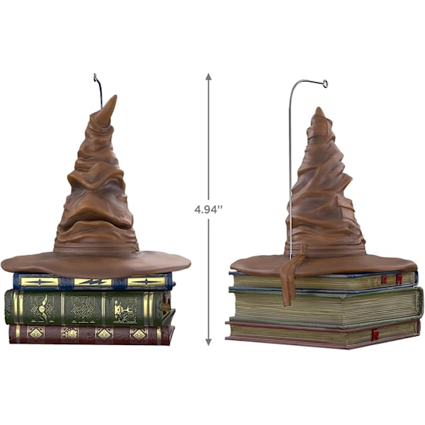 1 stk. Harry Potter Sorteringshat Ornament med Lyd og Bevægelse,