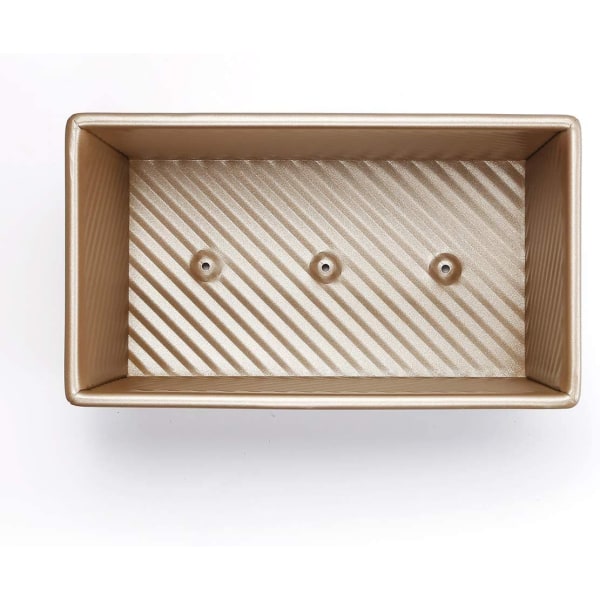 Pullman brødform med lokk for bølgeblikkbrød med lokk (21,5 x 12 x 11 cm)-