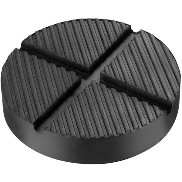 Gummipute for biljekk med spesialfibre for universell jekketralle
