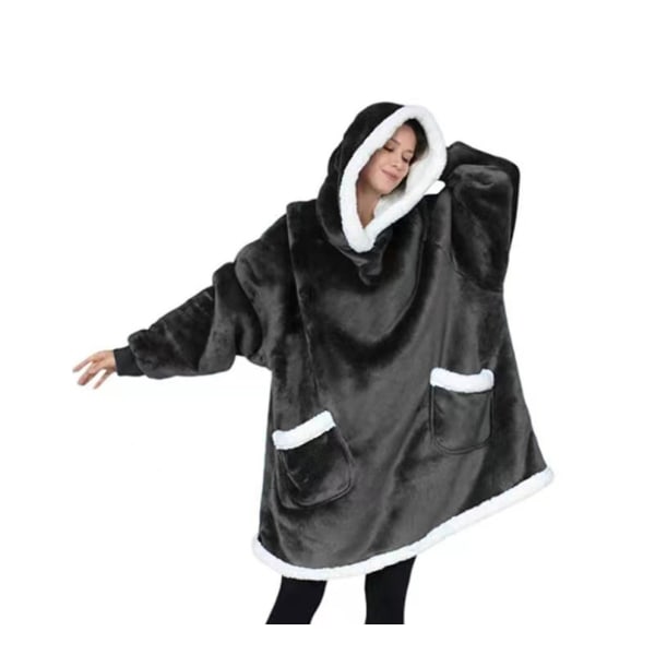 Ny stil lata tröja pyjamas dam thermal sherpa TV filt kram stil hoodie tillverkare kallt väder kläder black
