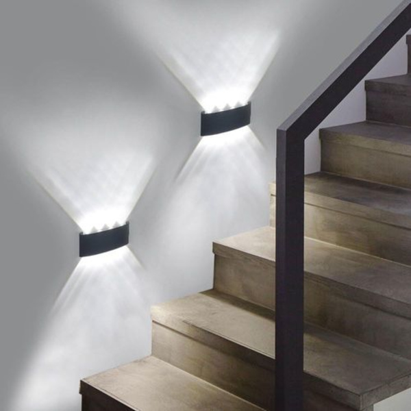 LED indendørs væglamper - 8W moderne vandtætte væglampe væglampe