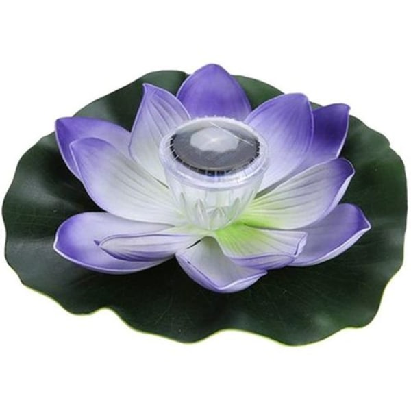 Vanntett Solenergi LED fargeendring Lotus Foam Blomsterlampe Utendørs