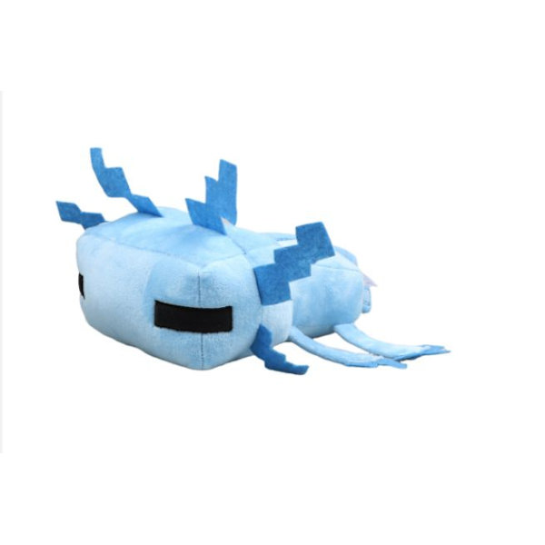 Minecraft Plys Legetøj Salamander Blød Plysdyr 30cm - Blå