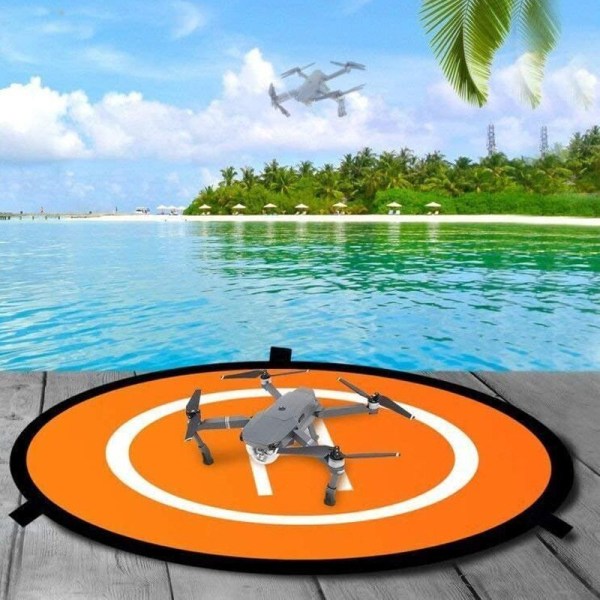 Drone Landing Pad, Universal Vanntett D 75cm/30'' Bærbar Foldbar