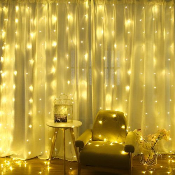 LED 3x3m, 300 LED valoverhovaloilla, 3 * 2M