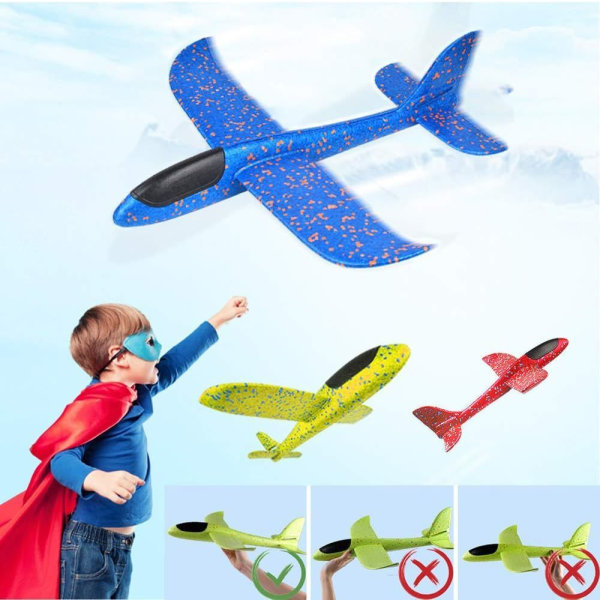 ZoneYan segelflygplan, barns frigolitplan, flygplansstyrofoam, manual