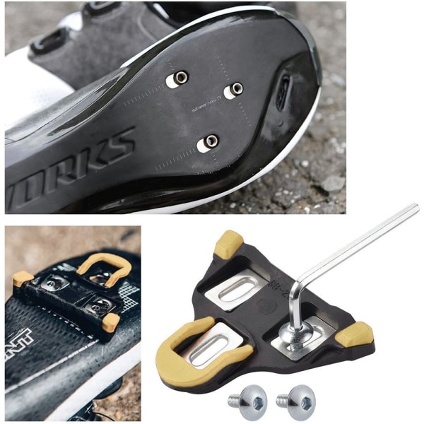Cykelklossar Kompatibla - 6 Graders Flytset | Gul