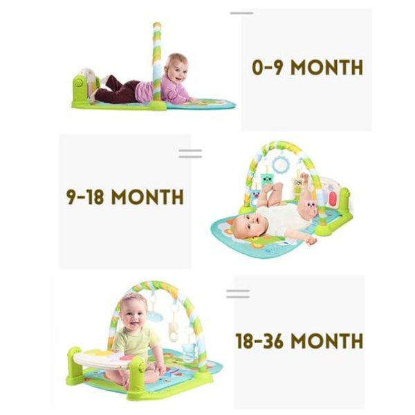 Baby Music Activity Gym Matte Pedagogisk Leke