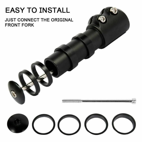 Cykelstyre förlängningsadapter för styrstam 121 mm MTB