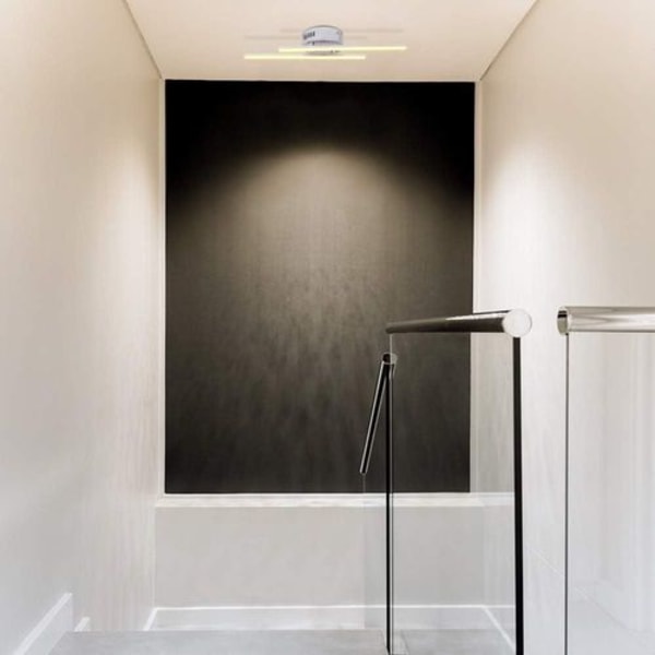 LED-taklampe, moderne taklampe med parallellstripedesign og 2