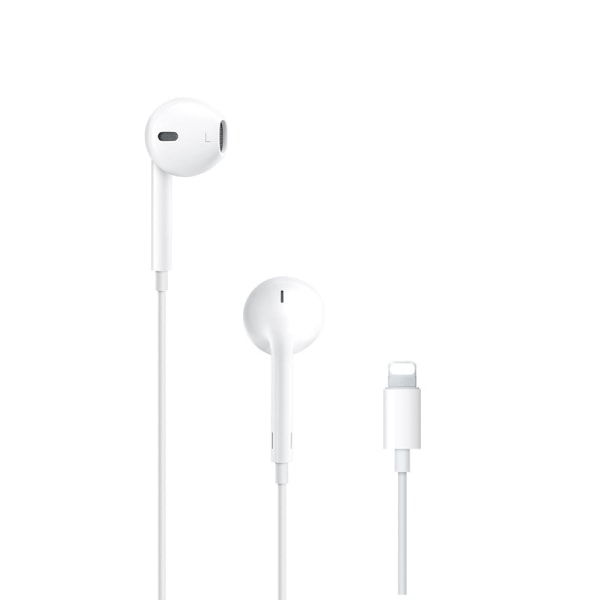 iPhone-kompatibla Lightning-in-ear-trådbundna hörlurar för iPhone X/11/12/13/14 vita