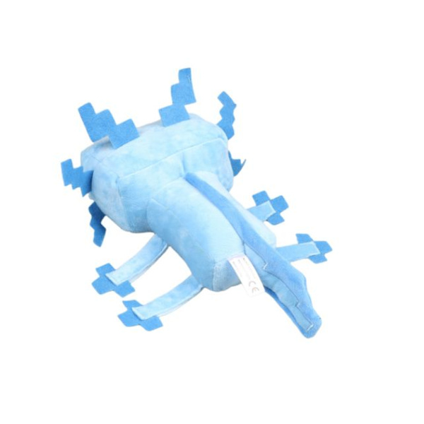 Minecraft Plys Legetøj Salamander Blød Plysdyr 30cm - Blå