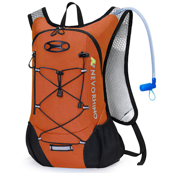 Ultralätt vattenavvisande sport ryggsäck 12L: Gratis 2L vattenpåse Type A