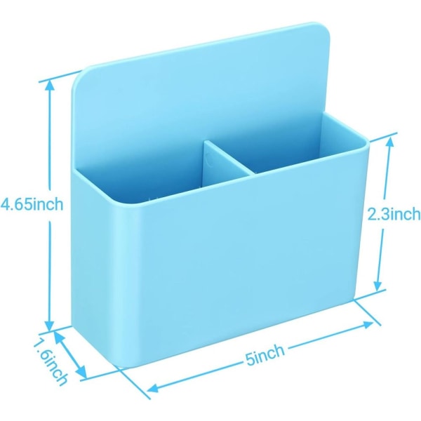 Magnetisk markørholder for tavler / kjøleskap / 1 stk blå