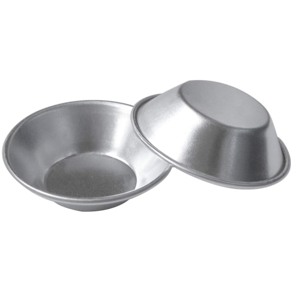 24 stk. æggekageforme, små tærteforme, dessertforme, tin putobæger, bageform, muffin, cupcake, kageform, bageværktøj, rund, genanvendelig, non-stick