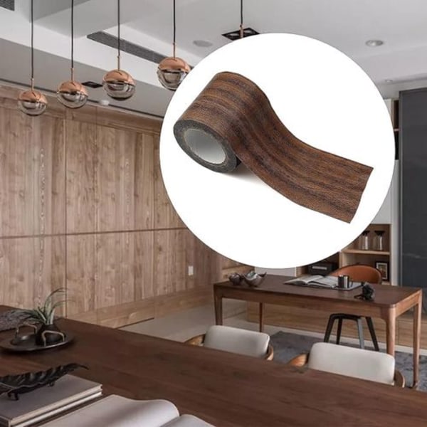 Wood Look -huonekalujen korjausteippi, realistinen itseliimautuva ovenkorjausteippi
