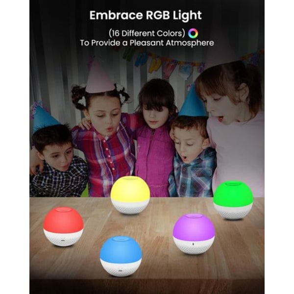 LED bedside lamp night light children, touch dimmable atmosphere table lamp with