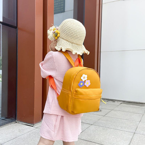 Student skolväska barnväska ny mode flicka ryggsäck dagis liten klass söt liten skolväska street flow ryggsäck-grön