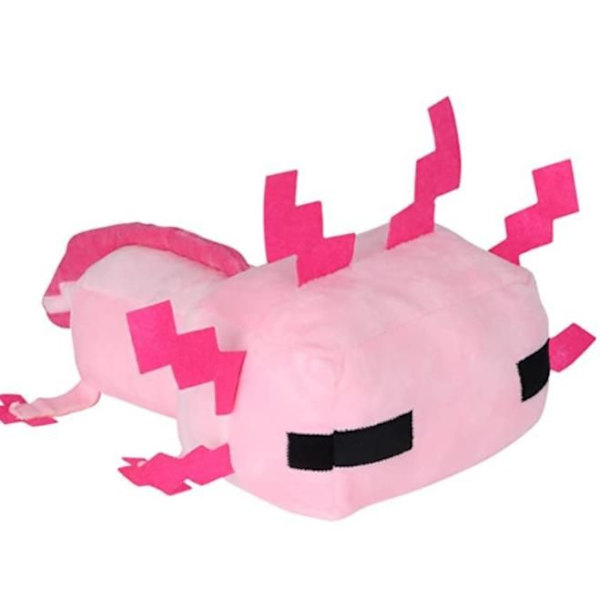 Minecraft Plys Legetøj Salamander Blød Plysdyr Dukke - Pink Salamander 30cm