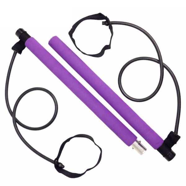 Pilates Bar, Pilates Bar Fitness Set with Resistance Band, Sports Equipment