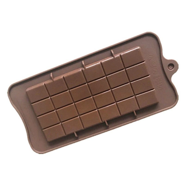 Set med 4 livsmedelsgodkända non-stick silikonformar för chokladkakor, protein- och energibars
