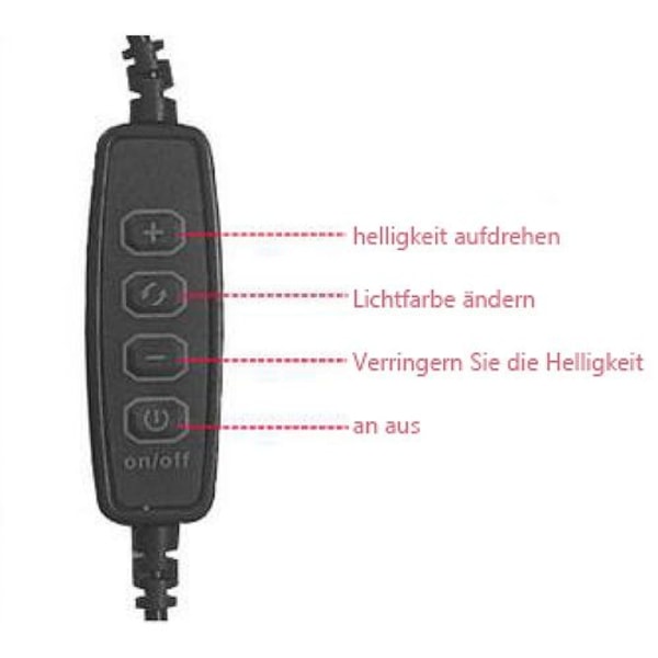 Renkaan muotoinen läppäri LED-valo, 5'' rengasvalo jalustalla ja pidikkeellä, videoneuvotteluvalo 5