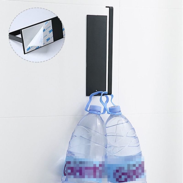 Rustfrit håndklædeholder, slagfri toiletrulleholder, frisk filmholder, Han