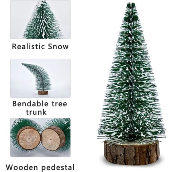 Mini grön julgran, konstgjord julgran, mini julgran,