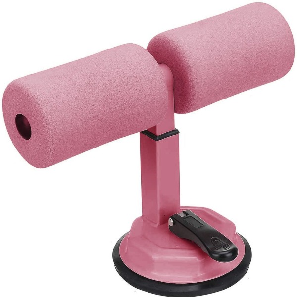 Bærbar Sit Up Bar, Multifunksjonell Justerbar Sit Up Bar, Sit Up Rosa