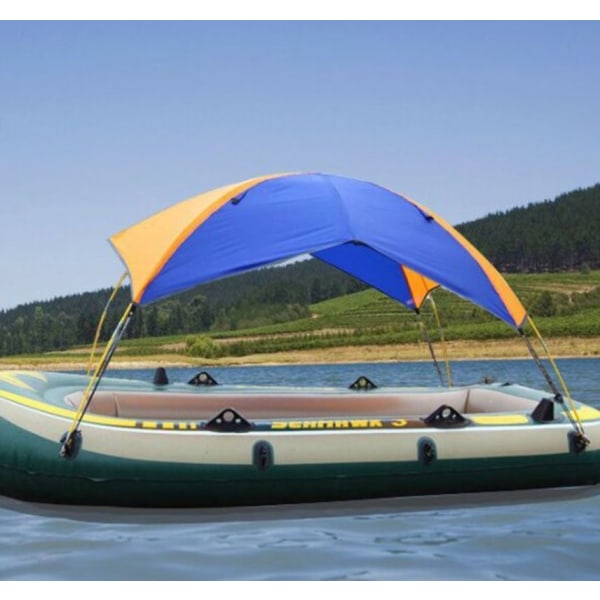 Telt, foldbar baldakin til gummibåd og camping, 2-4 personer, solafskærmning