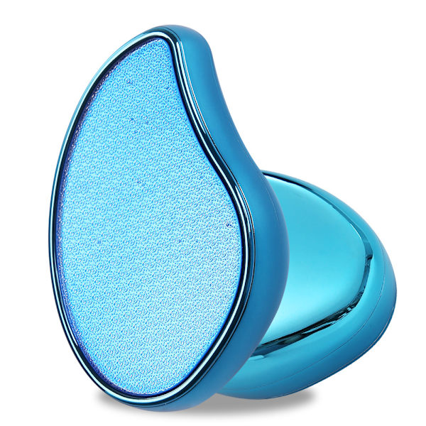 Ny nano glasfodfil, en fodslibestein til fjernelse af død hud og hård hud light blue