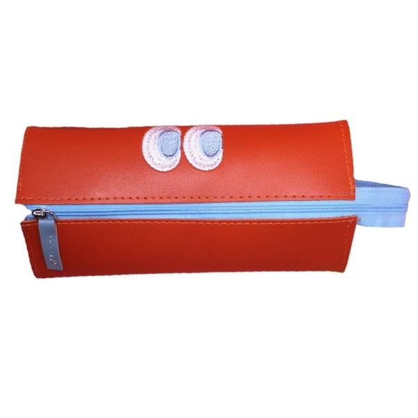 Sjov Live Monster Wide Open Foldable Pencil Case Rød