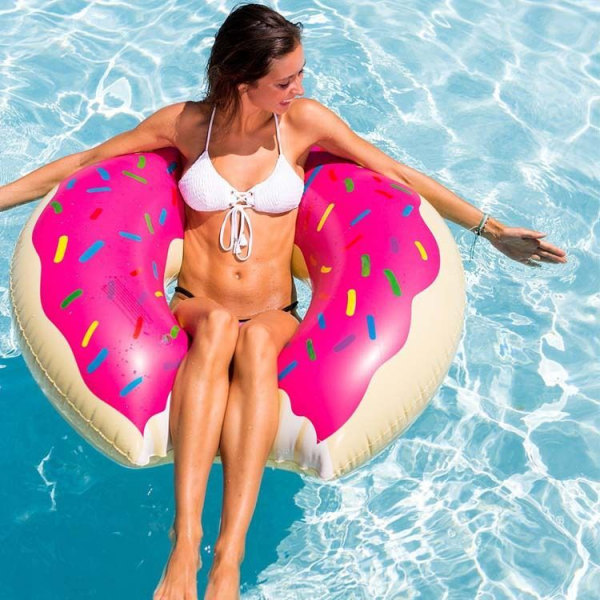 Donut boj, simring sommar boj vattenleksak boj uppblåsbar boj